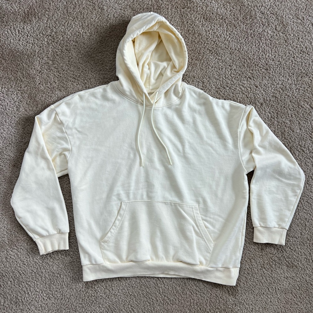 Light Yellow Oversized Hoodie